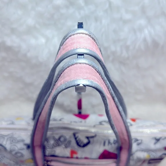 Coach Poppy Graffiti Glam Hearts Tote/Shoulder Bag - Picture 3 of 16